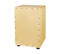 VAYEODEYU Cajon Box Drum Acciaio String Strumento a percussione Legno con borsa(Color 1)
