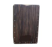 VAYEODEYU Cajon Box Drum Multicolor Viaggio Portatile for Principianti Adulti Pratica Percussioni(Dark Brown)