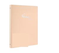 VAYEODEYU Cartella portadocumenti A4 a 3 anelli for musica for pianoforte con maniche trasparenti e spartiti, multicolore(Orange)