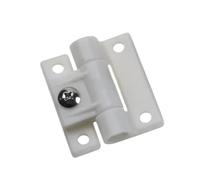 VAYEODEYU Cerniera for porta in plastica smorzante regolabile planare con coppia - Nero/Bianco - Dimensioni multiple(Large Size-White)