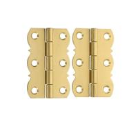 VAYEODEYU Cerniera for Porta Ottone Oro 4,50x2,70x0,50cm 2 Pz