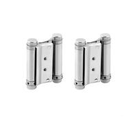 VAYEODEYU Cerniere A Molla for Porte Con Posizionamento A 90 Gradi In Acciaio Inossidabile, Argento, 9,2 cm, Confezione Da 2