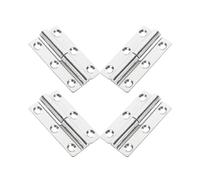 VAYEODEYU Cerniere for porte sollevabili LH in acciaio inossidabile argento, confezione da 4, for porte Windows 6,4x3,6x0,92 cm