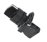 VAYEODEYU Interruttore di trasferimento. Interruttore a levetta a pulsante serie XB5 a 3 posizioni NC NO Manopola in plastica Autobloccante Reset 22 mm(3,1NC)