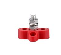 VAYEODEYU M6 M8 M10 Busbar 12V 5/16in 1/4in TermBlk Stud Negative HeavyDuty PowerDist RedBlack Stud(Style A M8 Red)