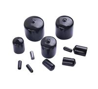 VAYEODEYU Manicotto in Morbida Gomma PVC | Nero 5 pezzi Mobili HR-32: Pavimento, Gamba della sedia, Gamba del tavolo, Estremità del tubo, Viti, Tubo, Base