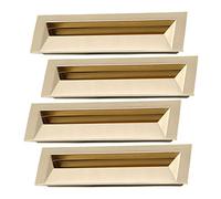 VAYEODEYU Maniglia Invisibile for Cassetto - Multicolor - 2/4/10 Pz(Gold,4)