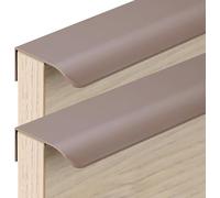 VAYEODEYU Maniglie for armadi da 2 pezzi Maniglia da incasso in lega di alluminio multicolore Dimensioni multiple(Coffee,Length 1000mm)
