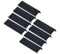 VAYEODEYU Maniglie for mobili nascoste in alluminio multicolore da 8 pezzi, maniglie for mobili a scomparsa, lunghezze multiple(Black,Length 200mm)