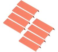 VAYEODEYU Maniglie for mobili nascoste in alluminio multicolore da 8 pezzi, maniglie for mobili a scomparsa, lunghezze multiple(Orange,Length 120mm)