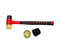 VAYEODEYU Martello in Gomma Multicolor Double Face for Vetratura Fai da Te Muratura(Red)