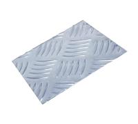 VAYEODEYU Piastra di calpestio in alluminio, Pedana in lamiera di alluminio a zigrinata Piastra in alluminio adatta for pavimenti di fabbrica, spessore 2 mm, 300 mm x 300 mm(400mm x 400mm)