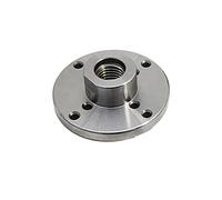 VAYEODEYU Piastra frontale per tornio per legno, Pannello flangiato for piastra frontale del mandrino for tornio manuale for lavorazione del legno 1x8TPI 4 pollici