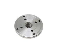 VAYEODEYU Piastra frontale per tornio per legno, Piastra frontale del mandrino for tornio for legno 3D manuale da 4 pollici e 100 mm con diverse dimensioni di filettatura(M18 X 2.5)
