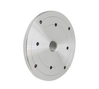 VAYEODEYU Piastra frontale per tornio per legno, Piastra frontale flangiata da 6 pollici for tornio for legno con filettatura da 1 pollice x 8 TPI