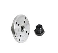 VAYEODEYU Piastra frontale per tornio per legno, Piastra frontale for mandrino for tornio for legno for filettature M18 M33 e 1 pollice con diametro 50-150 mm(100mm M18x2.5)