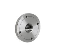 VAYEODEYU Piastra frontale per tornio per legno, Piastra frontale for mandrino for tornio for legno for filettature M18 M33 e 1 pollice con diametro 50-150 mm(75mm m18x2.5)