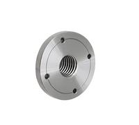 VAYEODEYU Piastra frontale per tornio per legno, Piastra frontale for mandrino for tornio in acciaio e legno M33x3,5 mm 1"x8TPI M18x2,5 mm 2-6 pollici(75mm 1inchx8tpi)