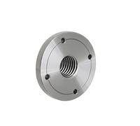 VAYEODEYU Piastra frontale per tornio per legno, Piastra frontale for tornio in acciaio da 3 pollici con diverse dimensioni di filettatura(M18 X 2.5)