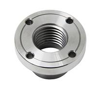 VAYEODEYU Piastra frontale per tornio per legno, Piastra frontale for tornio manuale for legno da 2 pollici in acciaio 1x8 TPI