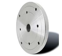 VAYEODEYU Piastra frontale per tornio per legno, Piastra frontale in acciaio for tornio for legno, diametro 50-150 mm, con dimensioni di filettatura opzionali(150mm 1inchx8tpi)