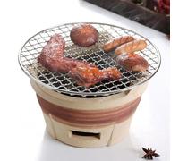 VAYEODEYU Piccola griglia a Carbone, Barbecue Portatile, Stufa a Legna da Campeggio, Uso Interno ed Esterno, Dimensioni Multiple