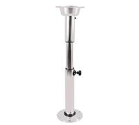 VAYEODEYU Piedistallo da tavolo regolabile for barca Argento 565-720mm 22-28 pollici Marine Caravan Camper