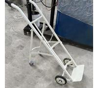 VAYEODEYU Portabombole di ossigeno, Carrello porta bombole di ossigeno Carrello porta bombole di ossigeno con 4 ruote, carrello porta bombole di ossigeno pieghevole, supporto porta bombole di gas blu/