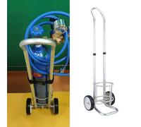 VAYEODEYU Portabombole di ossigeno, Carrello porta bombole di ossigeno piccolo con ruote a 2 ruote, carrello porta bombole di ossigeno portatile for la casa, porta bombole di ossigeno con maniglia(Dia