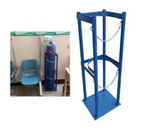 VAYEODEYU Portabombole di ossigeno, Supporto for bombola di ossigeno Supporto for bombola di ossigeno singola Altezza 39", Supporto for bombola di ossigeno portante, montaggio fisso for bombola di oss
