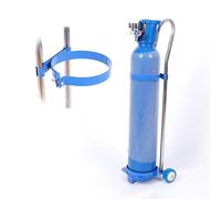 VAYEODEYU Portabombole di ossigeno, Supporto for bombole di ossigeno Carrello for bombole di ossigeno portatile for bombole di gas, carrello for bombole di ossigeno con ruote Altezza 31"/ 37"/ 43", su