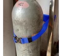 VAYEODEYU Portabombole di ossigeno, Supporto for bombole di ossigeno Supporto for bombole di ossigeno e propano montato a parete, supporto for bombole di gas con cinghie di sicurezza lunghe 39 pollici