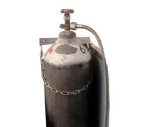VAYEODEYU Portabombole di ossigeno, Supporto for bombole di ossigeno Supporto for bombole di ossigeno/propano, Supporto for bombole di gas a parete salvaspazio, Supporto for ossigeno in acciaio legger
