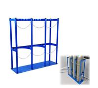 VAYEODEYU Portabombole di ossigeno, Supporto for bombole di ossigeno Supporto for bombole di ossigeno ad alta capacità, supporto for bombole di gas indipendente, supporto versatile for bombole di ossi