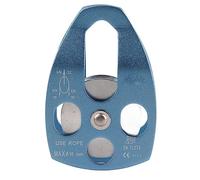VAYEODEYU Puleggia a corda singola in lega di magnesio for salvataggio e arrampicata con piastra oscillante multicolore(Blue (copper sleeve))