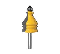 VAYEODEYU Punta for modanatura dell'involucro e della base, gambo da 8 mm, dimensioni multiple, taglierina for la lavorazione del legno CNC(8 * 34.9 * 44.45MM)