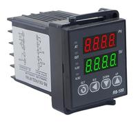 VAYEODEYU Regolatore di temperatura, Regolatore di temperatura R8-100 con ingresso multiplo K/J/S/Pt100 SSR/uscita relè con sonda M6 da 1 m(R8-100 K Relay)