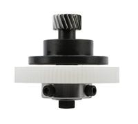 VAYEODEYU Riduttore, Ingranaggio albero ruota cremagliera pignone 80 denti ingranaggio elicoidale acciaio al carbonio for fresatrice for incisione 91-98 mm di lunghezza 1 pz(98mm)