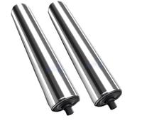 VAYEODEYU Rullo trasportatore, Confezione da 2 rulli trasportatori in acciaio inossidabile, diametro 1-2 pollici, lunghezza 100-1000 mm(Dia 38mm(1.5"),L 900 mm (35.4"))