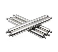 VAYEODEYU Rullo trasportatore, Confezione da 5 rulli trasportatori in acciaio inossidabile non motorizzati 32x(100-1000) mm(32 * 150mm)