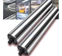 VAYEODEYU Rullo trasportatore, Rulli trasportatori Confezione da 2 Diametri 1-2 pollici Lunghezze 100-1000 mm(Dia 25mm(1"),L 150 mm(5.9"))