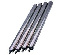 VAYEODEYU Rullo trasportatore, Rulli trasportatori in metallo da 1 pollice di diametro for movimentazione di nastri e materiali, diverse dimensioni(750MM(29.5in))