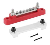 VAYEODEYU Sbarra collettrice terminale M6 12V 1/4 pollici 150A multicolore for camion barca RV Camper Caravan(6p Red)