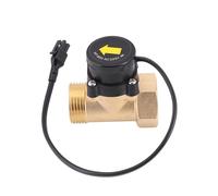 VAYEODEYU Sensore di flusso dell'acqua, Misuratore di portata digitale for carburante e acqua HT-800 220V con filettatura G1 e interruttore di controllo automatico