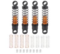 VAYEODEYU Set di ammortizzatori RC in lega di alluminio da 4 pezzi multicolore for Axial SCX24 1/24(Gold)