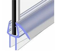VAYEODEYU Striscia di guarnizione for porta doccia e finestra in PVC trasparente 4-12 mm 2 pezzi senza colla