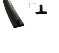 VAYEODEYU Striscia sigillante in silicone trasparente a forma di T Calore 1-10 m