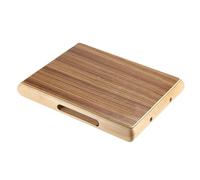 VAYEODEYU Strumento a percussione a mano piatta for tamburo a scatola di cajon da viaggio compatto in legno 31,5x24,5x4,5 cm