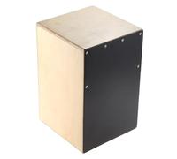 VAYEODEYU Strumento a percussione con scatola for tamburo a mano in legno Cajon con corde e piedini in gomma 23x24x37 cm
