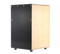 VAYEODEYU Strumento a percussione con scatola for tamburo a mano in legno Cajon con corde e piedini in gomma 23x24x37 cm
